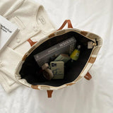 Ladies Canvas Bag Large Shoulder Bag Beach Shopping Bag Ladies Casual Tote Bag