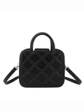 Lingge Top Handle Women's Handbags Female Crossbody Bags