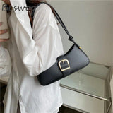 Retro Shoulder Bag Solid Armpit Crossbody Bags