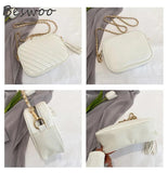 Women's Tassel Messenger Shoulder Bag Cross Body Bag