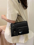 Women's Pu Leather Crossbody Bag for Travel