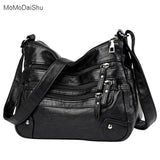 High Soft Leather Shoulder Bags Multi-Layer Classic Crossbody Handbag
