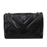 Casual Chain Shoulder Bags For Women Handbags Ladies PU Leather Crossbody