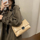 Casual Chain Shoulder Bags For Women Handbags Ladies PU Leather Crossbody