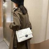 Casual Chain Shoulder Bags For Women Handbags Ladies PU Leather Crossbody