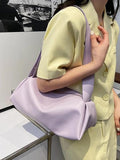 Solid Underarm Women's Shoulder Bag Pu Leather Crossbody Bags