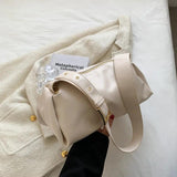 Solid Underarm Women's Shoulder Bag Pu Leather Crossbody Bags