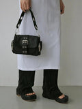 Nylon Women Axillary Bags Rivet Ladies Shoulder Bag