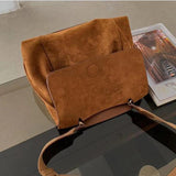 Vintage PU Leather Shoulder Crossbody Bag for Women