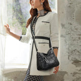 Buylor Soft Leather Shoulder Bag Casual Mother Bag Handbags