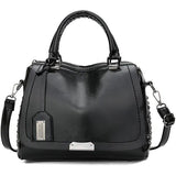 Rivet Women Handbags High PU Leather Totes Office Lady Shoulder Bags