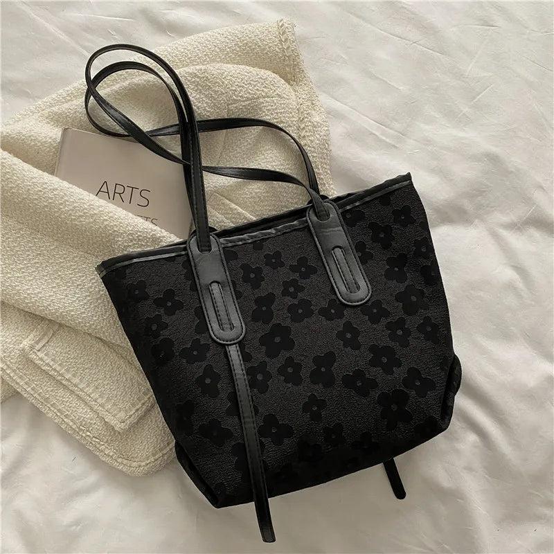 Casual Large Capacity Tote Handbag for Women Autumn Winter