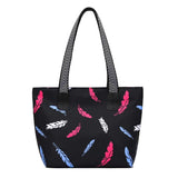 Women Casual Nylon Big Tote Bag Lightweight Waterproof Handbag