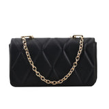 Women's Plaid Messenger Bag Small Handbag Casual Chain CrossBody