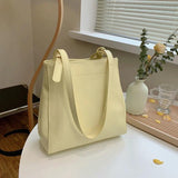 Women Shoulder Underarm Bag Casual Bucket Bag Large Capacity