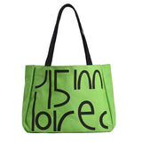 Large Canvas Tote Bag Shopper Handbag - Fold Casual Shopping Bag