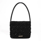 Quilted Shoulder Bags for Women Underarm Tote Handbag