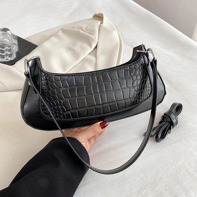 Stone Grain Candy Shoulder Bag for Women Crossbody Bags Ladies Armpit Bag