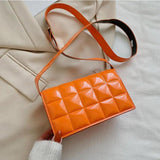 Retro Mini Square Shoulder Bags Crossbody Plaid Bags