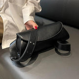 Spring Vintage Leather Bucket Bag Crossbody