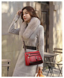 PU Leather Shoulder Bag Women Crossbody Handbag