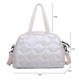 Women's Winter Messenger Bag Soft Shoulder Crossbody Bag