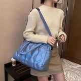 Women's Winter Messenger Bag Soft Shoulder Crossbody Bag