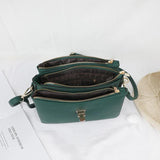 Litchi PU Leather Shoulder Bag for Women