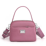 Solid Series Small Satchel Lightweight Soft Nylon Waterproof Fabric Handbags Wom