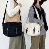 Large Capacity Women's Shoulder Bags Casual Handbag Canvas Tote Messenger
