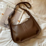 Vintage Woman's Shoulder Bag Crossbody Tote Handbag