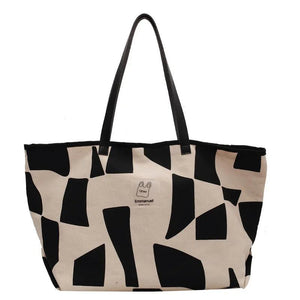 Canvas Tote Bags Large-Capacity Shopper Shoulder Bags