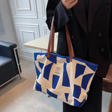 Canvas Tote Bags Large-Capacity Shopper Shoulder Bags