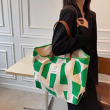 Canvas Tote Bags Large-Capacity Shopper Shoulder Bags