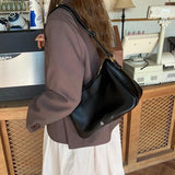 Women's Pu Leather Totes Shopper Handbag Large Capacity
