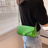 Women's Pu Leather Shoulder Crossbody Bag Solid Tote