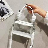 Summer Pvc Transparent Jelly Small Purse Handbag Beach Bags Tote Clutches