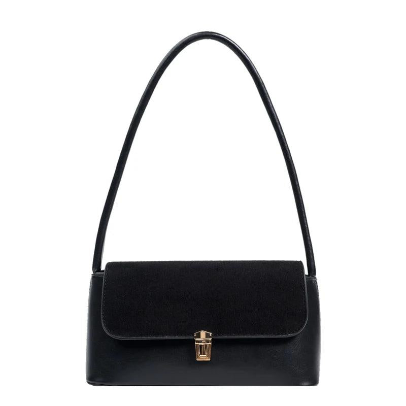 Vintage Green Underarm Bag Wave French Armpit Shoulder Bags