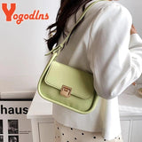 Flap Shoulder Bag Lock Crossbody Candy Handbag