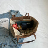 Canvas Handbag Tote Messenger Big Shoulder Bag for Women