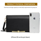 Women Small Crossbody Cell Phone Bag PU Leather Messenger Shoulder Bag
