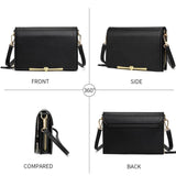 Women Small Crossbody Cell Phone Bag PU Leather Messenger Shoulder Bag