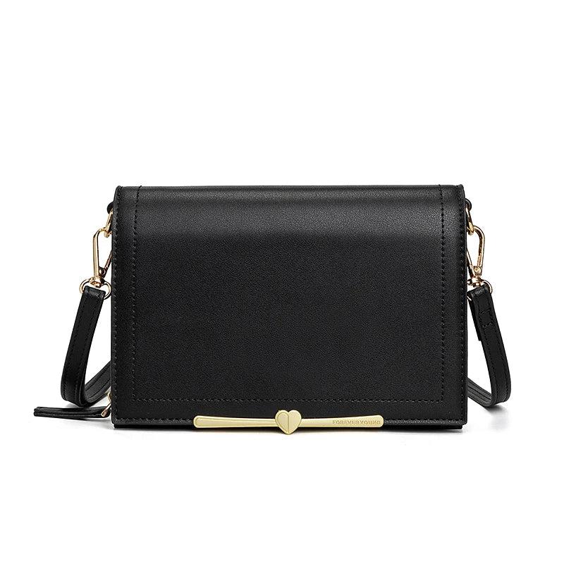 Women Small Crossbody Cell Phone Bag PU Leather Messenger Shoulder Bag