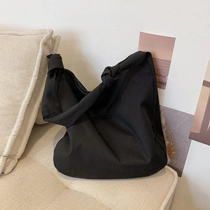 Canvas Bucket Crossbody Bag Large Capacity Handbag