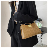 Crossbody Shoulder Bags for Women PU Leather Purse Solid Flap Handbag