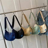 Canvas Shoulder Handbag Student Books Daily Shopper Messenger Bags