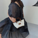 Women's Small Tote Bag Shoulder Bag Leather Crossbody Vintage Purse
