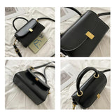 Vintage PU Leather Shoulder Bag Women Crossbody Handbag Clutch