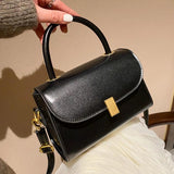 Vintage PU Leather Shoulder Bag Women Crossbody Handbag Clutch