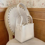 Women's Crossbody Bucket Shape Bag PU Leather Solid Messenger Handbag